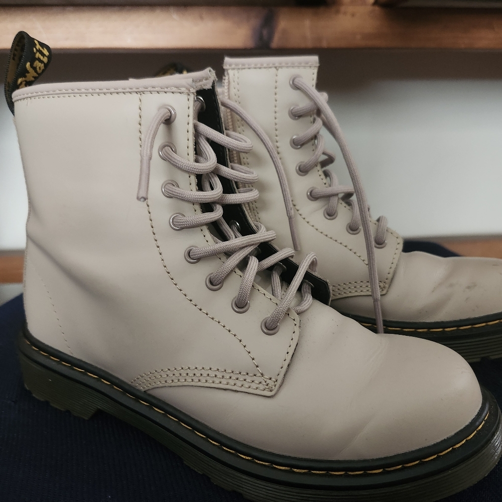 NEW - Beige Dr. Marten Boots!
